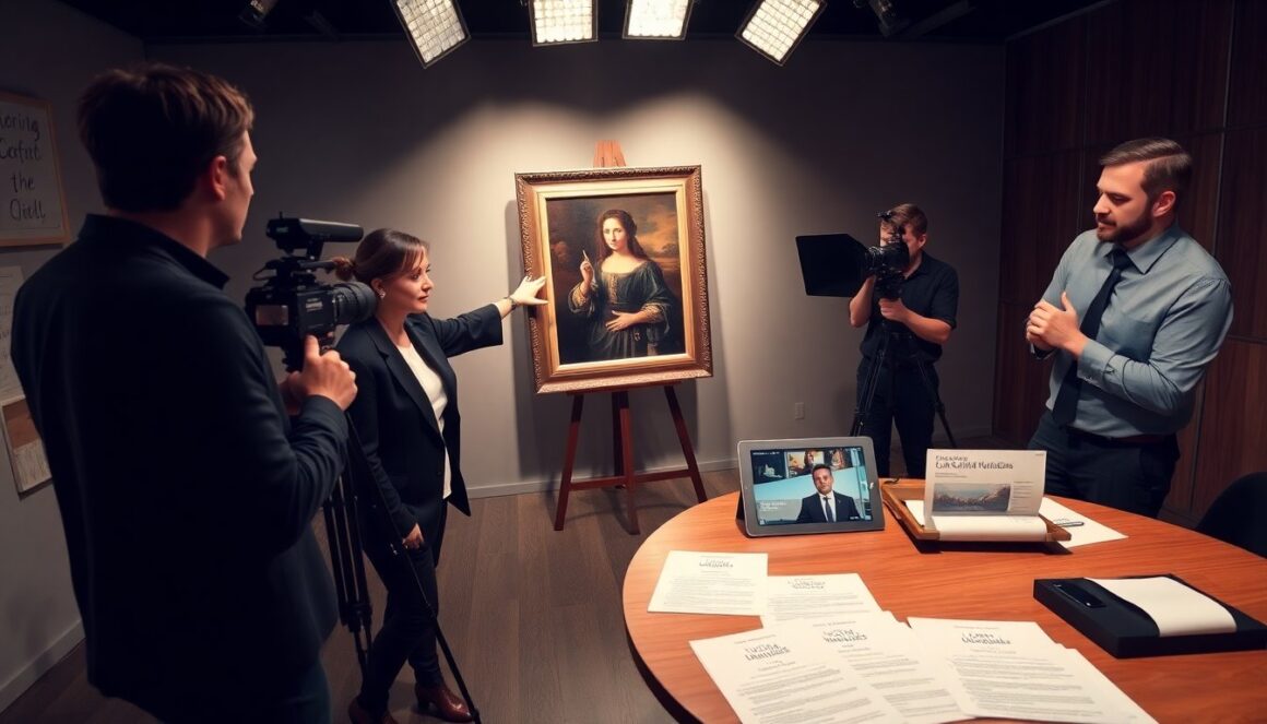 uses famous paintings drama thegossipwire